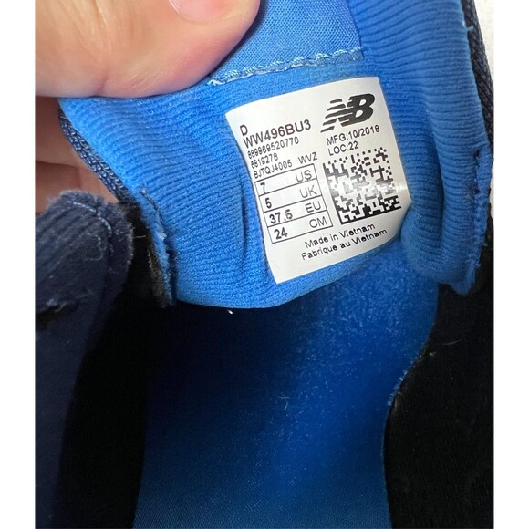 New Balance Comfort Ride 496v3 Women's Sneaker  Size 7 D  Blue Athletic Shoes - Picture 10 of 12